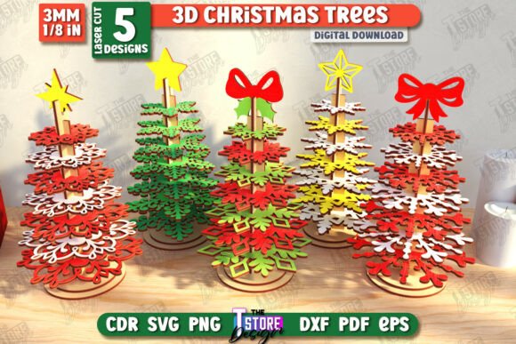3D Christmas Tree Laser Cut Bundle CNC: A Creative and Practical Holiday Solution