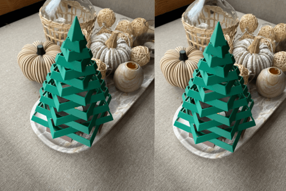 3D Christmas Tree with Light: A Geometric Revolution in Holiday Decor