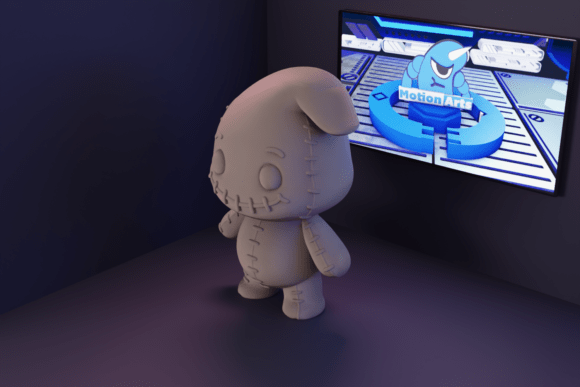 3D Halloween Figure