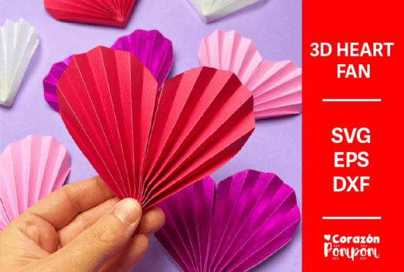 Bringing Depth to Paper Crafts with the 3D Heart Fan Design