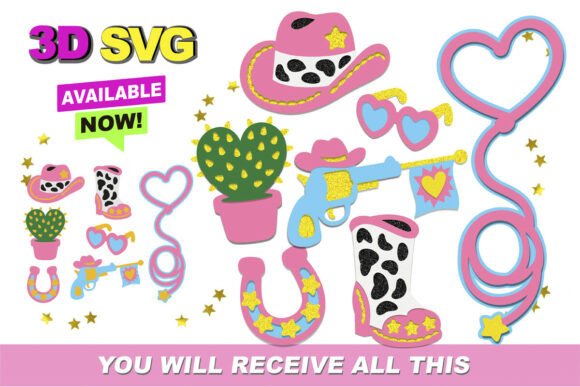 Cowgirl Pink 3D SVG: A Comprehensive Evaluation