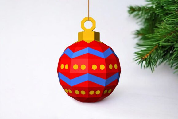 Crafting a 3D Christmas Bauble from Paper