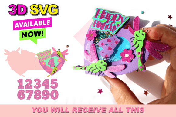 Crafting Joy with the DragonFly 3D SVG Card