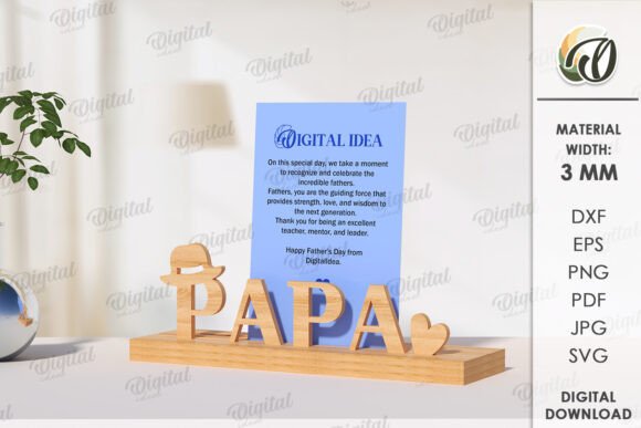 Crafting the Perfect Gift: The Ultimate Guide to 3D Father's Day Card Holder Laser Cut Files