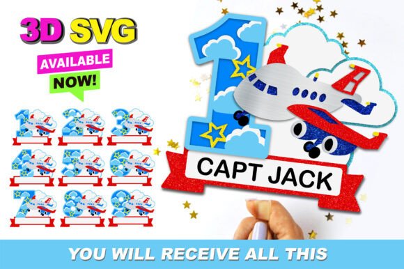 Unlocking Creative Potential: The Ultimate Guide to 3D Airplane Number SVG Toppers