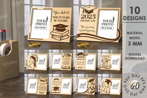 Unlocking Creative Potential with the 3D Graduation Picture Frames Bundle