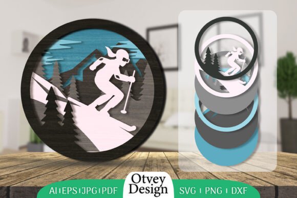Unlocking Winter Creativity with Ski 3D Layered Lasercut Designs